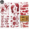 Bloody Handprint Halloween Window Stickers 5