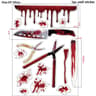Bloody Handprint Halloween Window Stickers 8