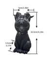 Mystical Black Witch Cat Figurine 7