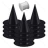 Hanging Black Witch Hat Decoration Set 8