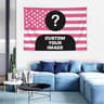 Personalized American Flag Photo Tapestry 9