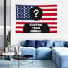 Personalized American Flag Photo Tapestry 6