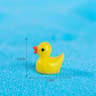 Mini Yellow Resin Ducks Craft Set 7