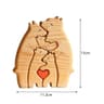 Wooden Bear Family Puzzle Decor 8