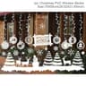 Christmas Window Stickers Holiday Decals 13