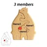 Personalized Wooden Bear Family Puzzle 7
