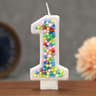 Colorful Number Birthday Cake Candle 1