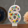 Colorful Number Birthday Cake Candle 6