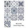Blue Gray Peel And Stick Tile Stickers 15