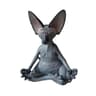 Meditating Sphynx Cat Figurine Zen Decor 8