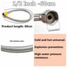 304 Stainless Steel Braided Water Hose 16
