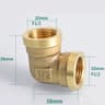 Brass BSP Threaded Pipe Connector 11