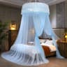 Elegant Lace Dome Mosquito Bed Canopy 18