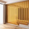 Gold Metallic Striped Peel And Stick Wallpaper 8