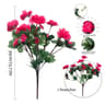 Red Artificial Azalea Flower Bushes 10