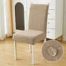 Thick Jacquard Stretch Dining Chair Cover 10