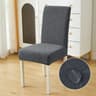 Thick Jacquard Stretch Dining Chair Cover 9