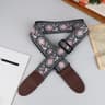 Embroidered Cotton Guitar Strap 11