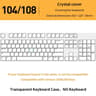Clear Acrylic Mechanical Keyboard Dust Cover 7