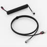 USB C Coiled Keyboard Cable With Aviator Connector 6