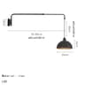 Industrial Adjustable Swing Arm Wall Lamp 10