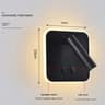 Modern LED Bedside Reading Wall Light With USB 8