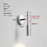 Modern Silver Adjustable Bedside Reading Wall Lamp 9
