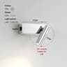 Modern Silver Adjustable Bedside Reading Wall Lamp 8