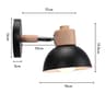 Nordic Wood Bird Wall Sconce 16