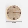 Wabi Sabi Travertine LED Wall Clock Lamp 11