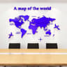 AtlasReflect 3D Acrylic World Map Wall Decor 7