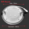 Glass LED Recessed Ceiling Downlight 6