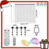 Interactive RGB Pixel Curtain Lights 8