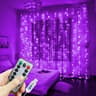 USB Garland Curtain Lights With Remote 9