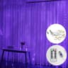 Waterfall USB LED Curtain Lights With Remote 9