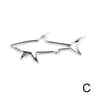 3D Metal Hollow Shark Car Emblem 8
