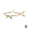 3D Metal Hollow Shark Car Emblem 7