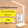 Portable Folding LED Desk Lamp  TouchControl Dimmable Night Light And USB Reading Lamp 10