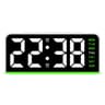 Modern LED Digital Alarm Clock With Temperature Display And Night Light  Sleek Desktop Clock For Be