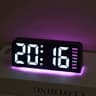 Modern LED Digital Alarm Clock With Temperature Display And Night Light  Sleek Desktop Clock For Be