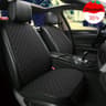 Breathable Linen Car Seat Cover Set  Summer Cushion For Front  Rear Seats Sedan SUV Pickup 17