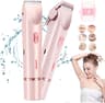 2 In 1 Women Electric Shaver And Trimmer  Dual Head Rechargeable Hair Clipper For Smooth Grooming 7