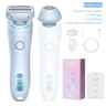 Portable Waterproof 2 In 1 Painless Shaving Knife Lady Private Part Hair Shaver Trimmer Epilator Bi 6