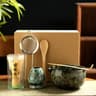 6 Piece Japanese Matcha Tea Set With Bamboo Whisk Bowl  Accessories 6
