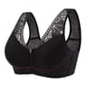 PlusSize Front Zip Sports Bra Cotton Support Tank 8