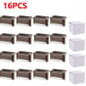 Solar LED Step Lights  Warm White Waterproof Outdoor Lighting For Stairs Patio  Fence 9