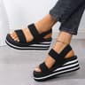 SummerLift Womens Platform Wedge Sandals Lightweight Slingback Comfort 7
