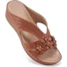 Womens Flower CutOut Wedge Sandals  Comfortable NonSlip Beach Slippers With Platform Sole 6