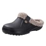 Shevalues Waterproof Fuzzy Mens Clogs Warm Fur Lined Slippers Indoor Outdoor Anti Slip House Shoes 7
