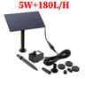 50W 800LH DC 12V Low Noise Brushless Solar Water Pump Kit For Outdoor Fountain Pond Pool  Bird Bath 6